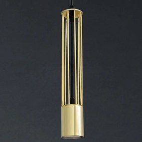 LED Luster na lanku BARS 1xGU10/4,8W/230V zlatá
