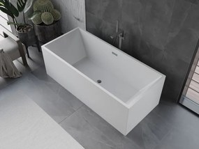 Mexen Vigo, voľne stojaca vaňa 178,5 x 80 cm, biela, brúsený grafit prepad, 51251788000-95