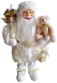 Dekorácia Santa Claus Bielo-Zlatý 60cm