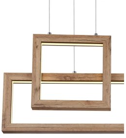 Globo 67287H1 - LED luster na lanku MANDERA LED/40W/230V hnedá