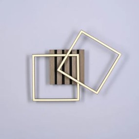 JUST LIGHT. 14053-79 - LED stropné svietidlo AKUSTIKA LED/15W/230V dub/čierna