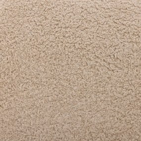 Krémová lavica z textílie buklé Bobbie – Bloomingville