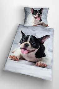 3d obliečky Bulldog 140x200 cm