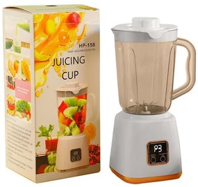 VERK Prenosný bezdrôtový mixér na USB nabíjanie HP-158 - biely