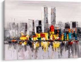 Obraz - Maľba veľkomesta (70x50 cm)