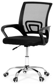 Dětská židle, houpací mechanismus, černá síťovina, KA-L103 BK