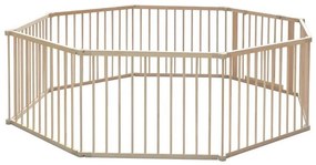 2Kids Toys - Detská drevená ohrádka XXL 210x210 cm béžová