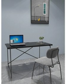 Písací stôl Lincoln 21322 120X60X75 čierna