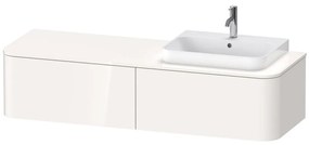 DURAVIT Happy D.2 Plus závesná skrinka pod umývadlo pod dosku (umývadlo vpravo), 2 zásuvky, 1600 x 550 x 354 mm, biela vysoký lesk, HP4944R2222