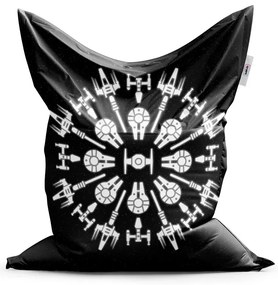 Sablio Sedací vak Star Wars Vesmírne lode - 150x100 cm