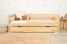 Ourbaby® 35985-0 Children's bed Teddy Plus - natural posteľ + úložný priestor 180x80 cm prírodná