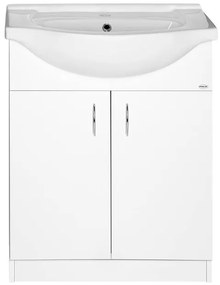 Aqualine Aqualine, SIMPLEX ECO 60 umývadlová skrinka s umývadlom 58,5x83,5x30,7cm, SIME600