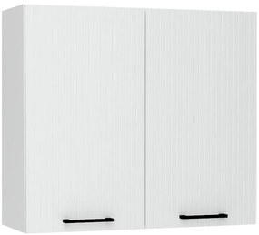 Skrinka do kuchyne Kate w80 biely hrášok