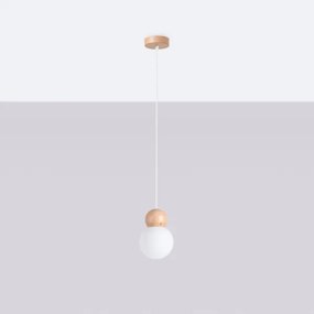 Sollux SL.1390 - Luster na lanku PEKKA 1xG9/8W/230V biela