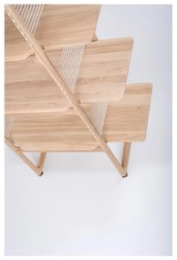 Knižnica z masívneho dubového dreva Gazzda Muse, výška 216 cm