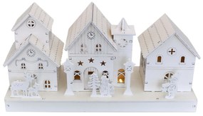 Vianočná svetelná dekorácia Village, 28 x 14 x 11cm, LED