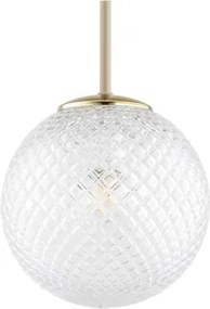 Brilagi - Závesné svietidlo na lanku STELLA 1xE27/60W/230V, priemer 18 cm, béžová/zlatá