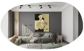 Nástenné zrkadlo VANOMI 89x52 cm