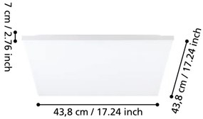 Eglo 99844 - LED Stropné svietidlo TURCONA LED/20W/230V
