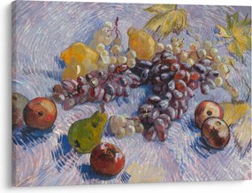 Obraz - Vincent van Gogh, Grapes, Lemons, Pears, and Apples, reprodukcia (70x50 cm)