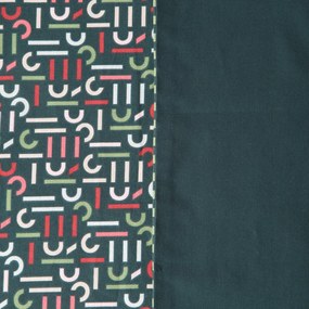 MAKOSATÉNOVÉ OBLIEČKY ESPRIT06 200X220 CM, 2 KS 70X80 CM VZOROVANÉ