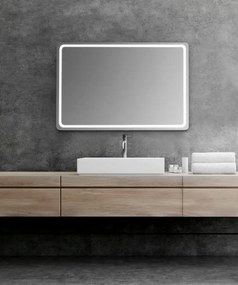 Sapho Sapho, NYX guľaté zrkadlo s LED osvetlením, ø 80cm, NY800
