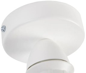 Stropné svietidlo s tienidlom z ľanu biele 35 cm - Combi biele