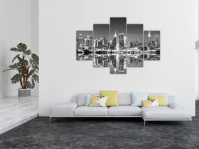 Obraz - New York, čiernobiely (150x105 cm)