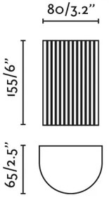 FARO 40544 - Nástenné svietidlo SOLE 2xGU10/8W/230V šedá vrúbkovaná guľatý