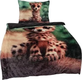 Detské obliečky Cashmere Touch, motív leopard%