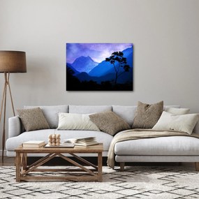 Obraz - Nočné nebo v Nepále (70x50 cm)