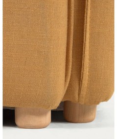 Rozkladacia pohovka v horčicovej farbe 210 cm Tanit – Kave Home