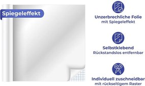 Zrkadlová samolepka 58x150 cm – Wenko