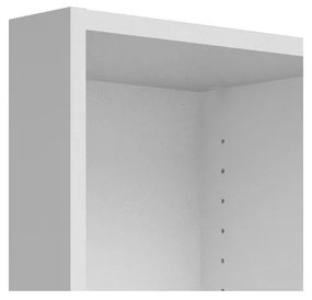 Biela knižnica Tvilum Basic, 41 x 107 cm