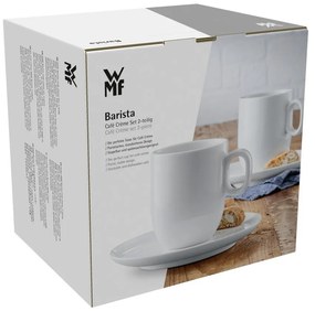 Biele porcelánové šálky v súprave 2 ks na cappuccino 170 ml Barista – WMF