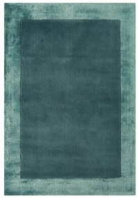Ručne tkaný koberec s prímesou vlny v petrolejovej farbe 80x150 cm Ascot – Asiatic Carpets