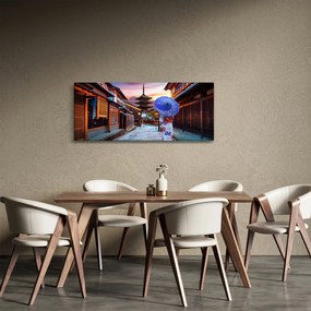 Obraz - Ázijská žena (120x50 cm)