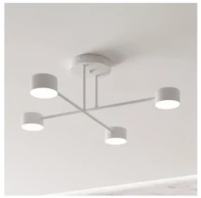 EMIBIG Prisadený luster HALO 4xGX53/10W/230V biela EB0156