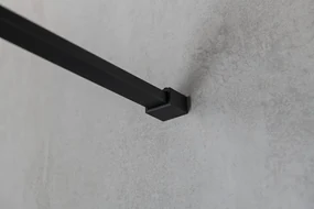 Gelco Gelco, VARIO BLACK jednodielna sprchová zástena do priestoru, dymove sklo, 900 mm, GX1390GX2214