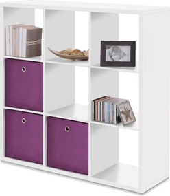 Regál Max, 3x3 priehradky, biely