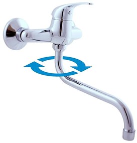 RAV Slezák SA001.5/21 - Drezová/umývadlová batéria SAZAVA lesklý chróm