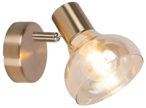 Rabalux 5546 - Nástenné svietidlo HOLLY 1xE14/40W/230V zlatá