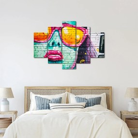 Obraz - Graffiti (150x105 cm)