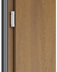 Kovové vchodové dvere S68 Neptun 90 P dub zlatý