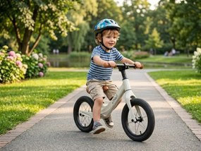 Balančný bicykel LUNA s ľahkým rámom, od 2 rokov, béžová ELIS design