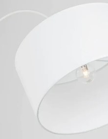 Retro stojaca lampa Sama 90 biele
