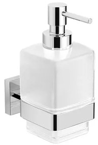 Dávkovač mydla SAT Simply S chróm/mliečne sklo SATDSIMS99, 1 ks