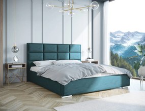 Luxusná čalúnená posteľ KEJA - Železný rám,180x200