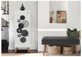 Predsieňová zostava Beside 39 (biela + antracit). Akcia -18%. Vlastná spoľahlivá doprava až k Vám domov. 1094012