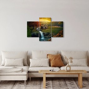 Obraz Chalupku v rozprávkovej krajine (90x60 cm)